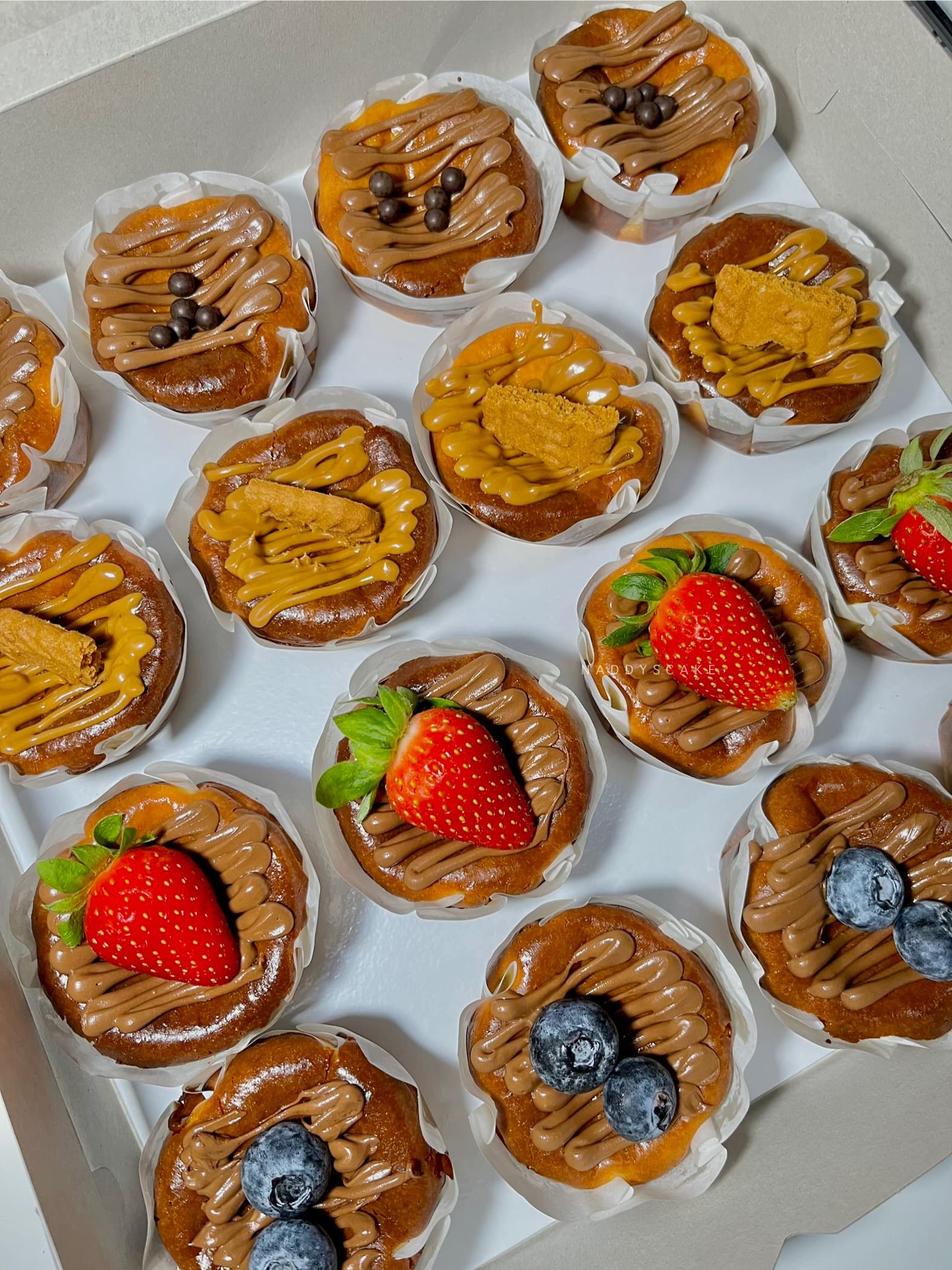 Mini Burnt Cheesecake